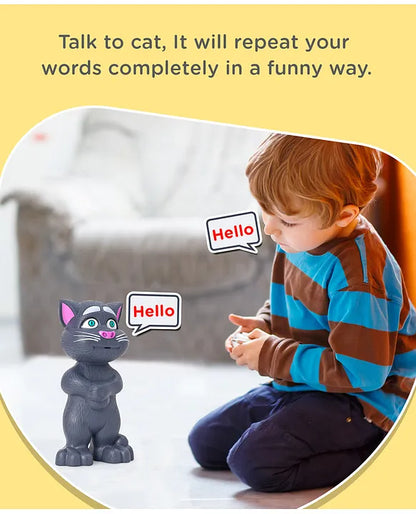 Interactive Talking Tom Cat Toy – Repeats Words, Tells Stories & Sings Songs | Fun & Educational for Toddlers | Safe, Durable & BIS Certified