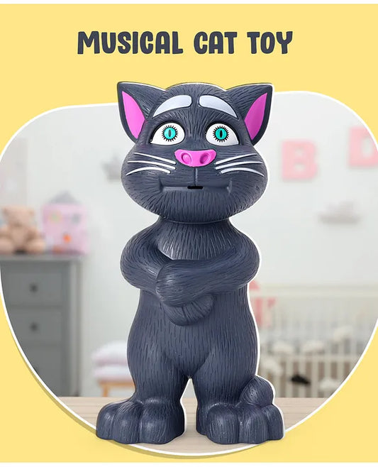 Interactive Talking Tom Cat Toy – Repeats Words, Tells Stories & Sings Songs | Fun & Educational for Toddlers | Safe, Durable & BIS Certified